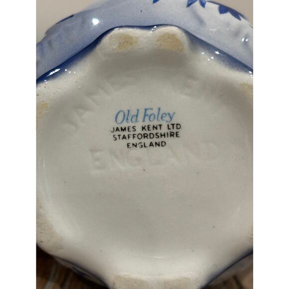 Vintage Victorian Shaving Skuttle Mug Old Foley James Kent Staffordshire England - Picture 6 of 8